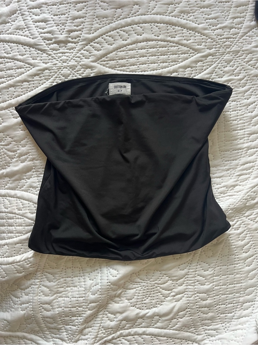 Cotton On Black Strapless Tube Camisole